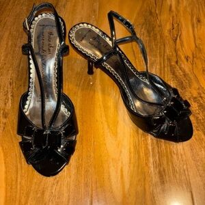 Elegant Black Strappy Heels